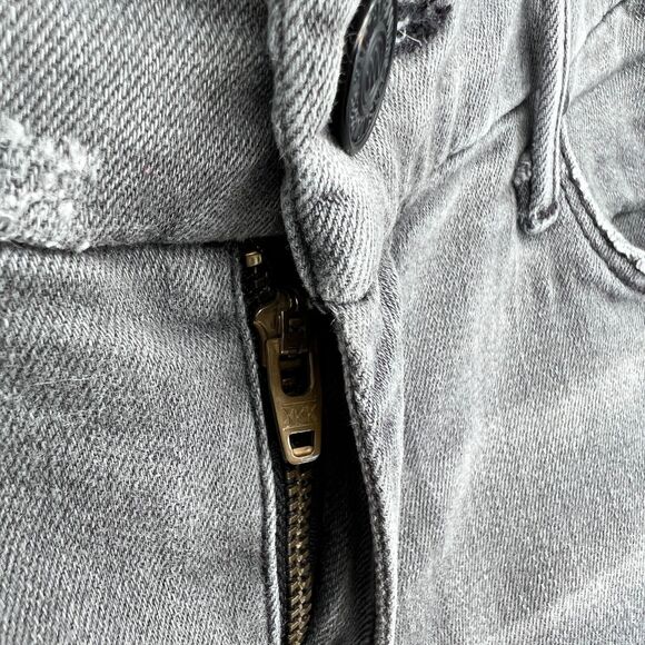 Mother Looker Ankle Fray Last Chance Saloon Gray Skinny Jeans Women's 26 - Picture 7 of 16